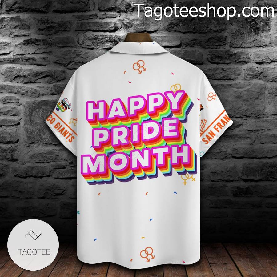 San Francisco Giants MLB Pride LGBTQ+ Short Sleeve Shirt b