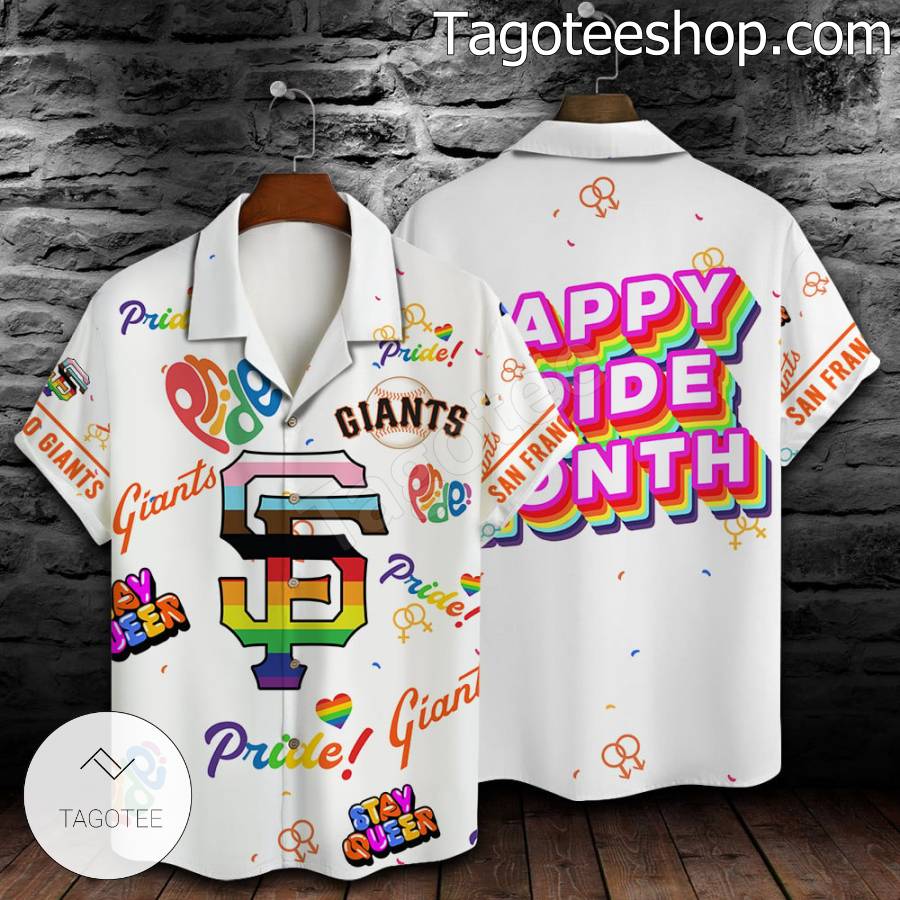 San Francisco Giants MLB Pride LGBTQ+ Short Sleeve Shirt