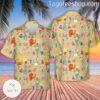 Sesame Street Apartment Windows Pattern Short Sleeve Shirts