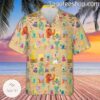 Sesame Street Apartment Windows Pattern Short Sleeve Shirts b