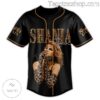 Shania Twain Queen Of Me Tour Black Baseball Jersey b