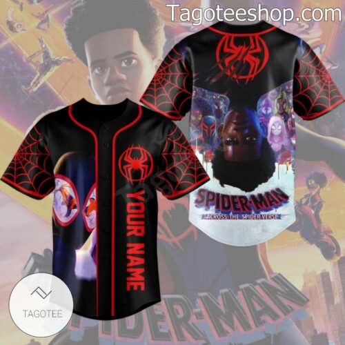 Spider-man Across The Spider-verse Personalized Baseball Jersey