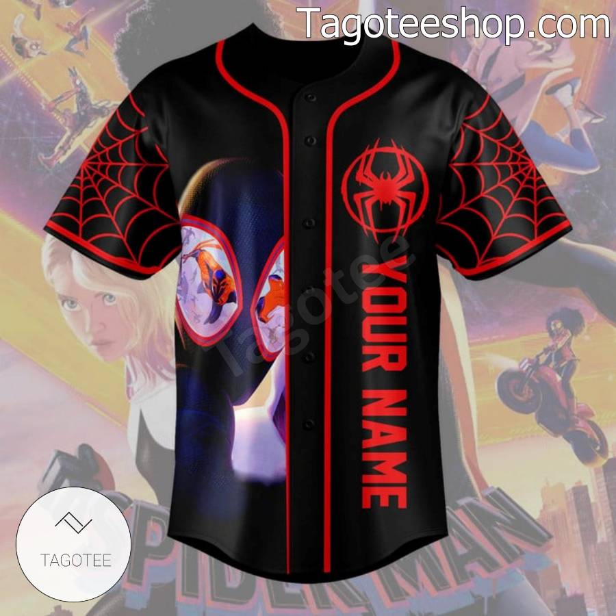 Spider-man Across The Spider-verse Personalized Baseball Jersey a