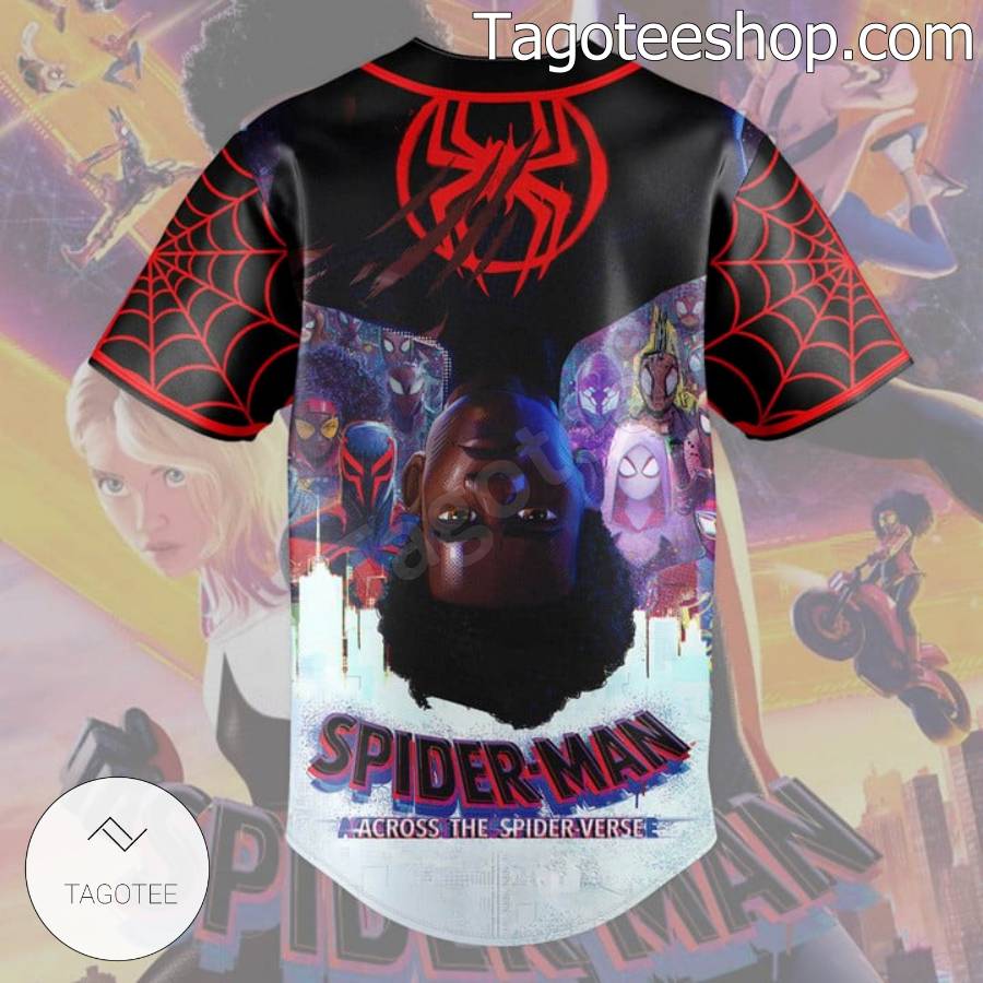 Spider-man Across The Spider-verse Personalized Baseball Jersey b