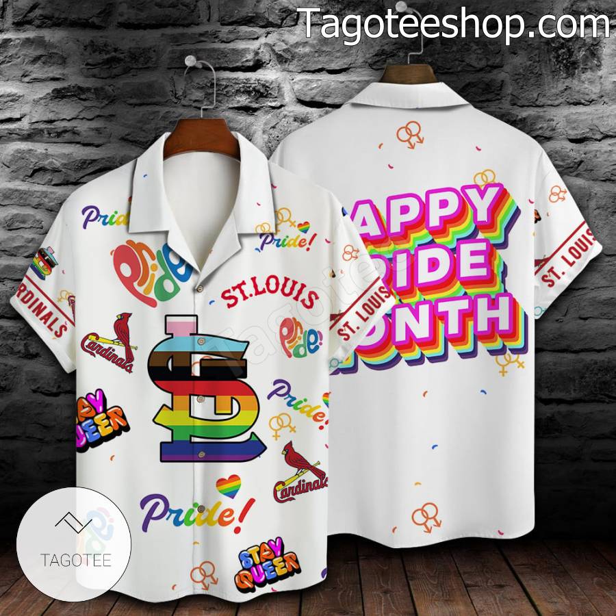 St. Louis Cardinals MLB Pride LGBTQ+ Short Sleeve Shirt