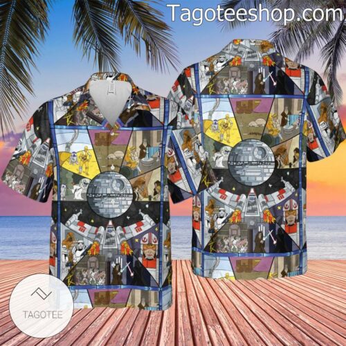 Star Wars Stained Glass Short Sleeve Shirts