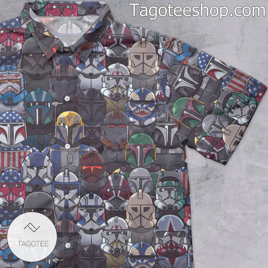 Star Wars Usa Troopers Short Sleeve Shirts a