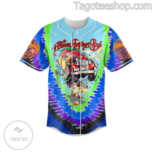 The Allman Brothers Band 50th Anniversary Tie Dye Baseball Button Down Shirts