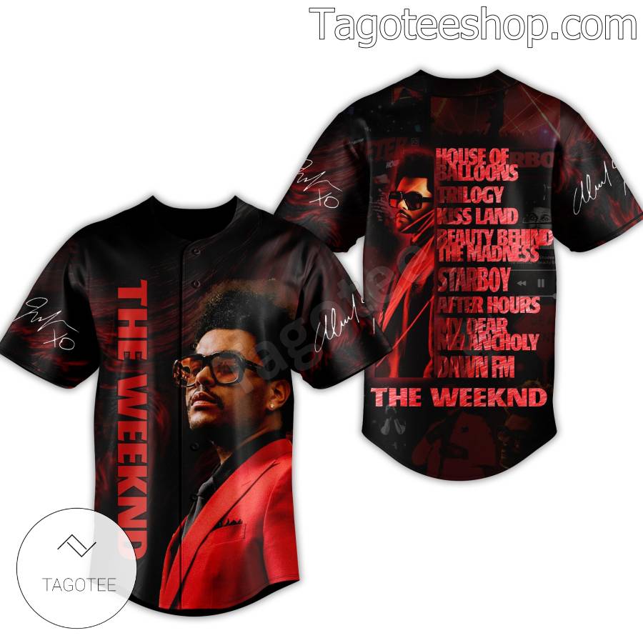 The Weeknd House Of Balloons Baseball Jersey a
