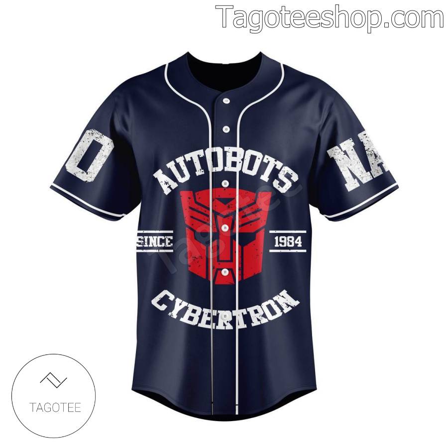Transformers Autobots Cybertron Personalized Baseball Button Down Shirts a