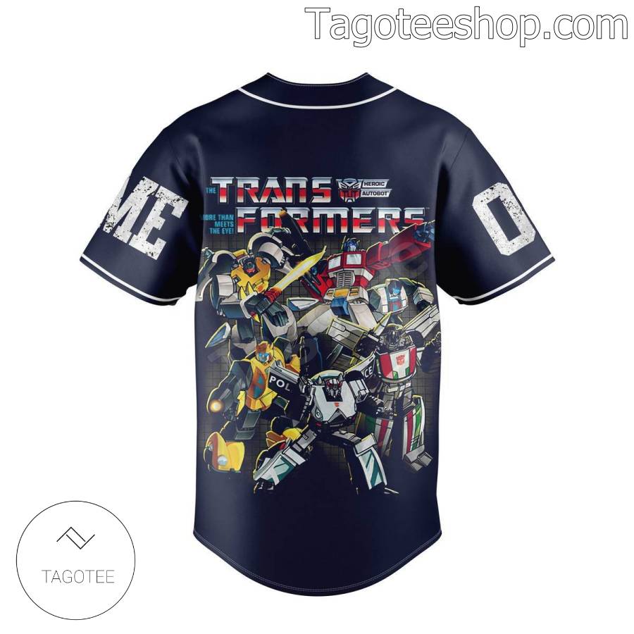 Transformers Autobots Cybertron Personalized Baseball Button Down Shirts b