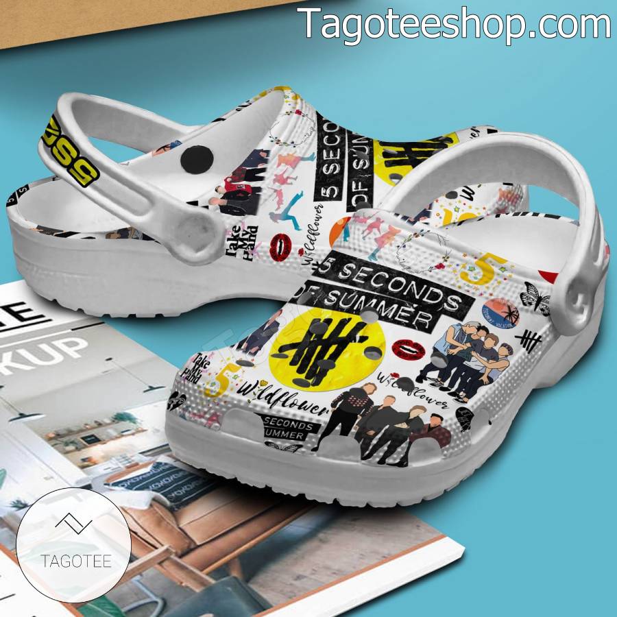 5 Seconds Of Summer Clogs Shoes b