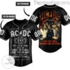 Ac Dc It's A Long Way To The Top Personalized Baseball Shirt