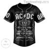 Ac Dc It's A Long Way To The Top Personalized Baseball Shirt a
