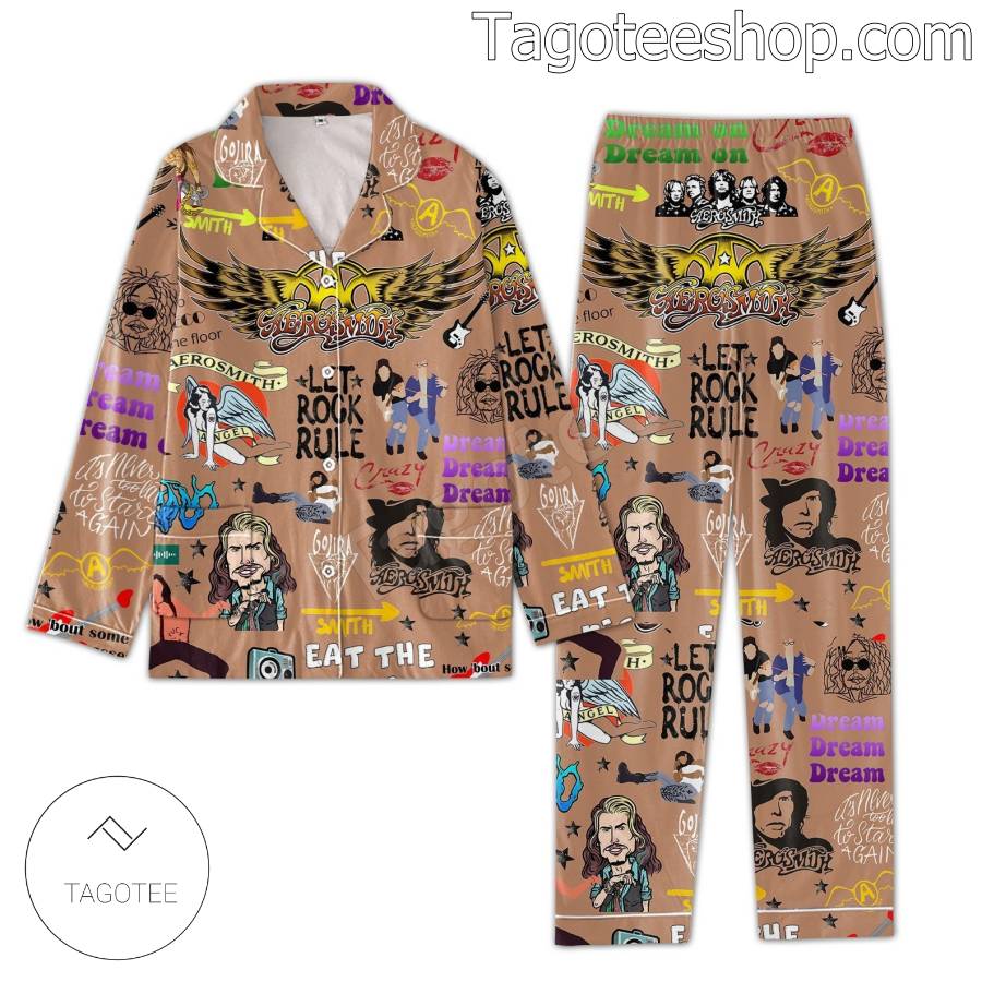 Aerosmith Let Rock Rule Pajama Sleep Sets a