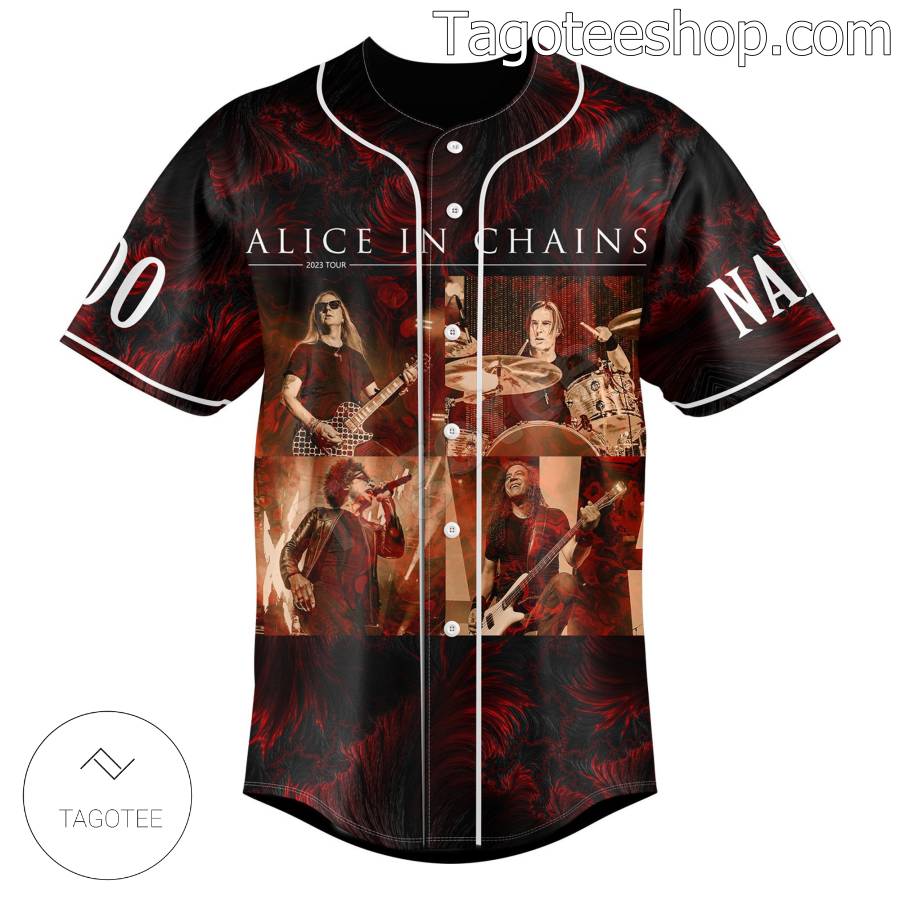 Alice In Chains 2023 Tour Personalized Fan Baseball Shirts Sports a