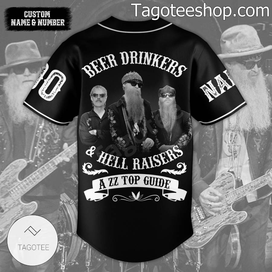 Beer Drinkers And Hell Raisers Zz Top Tribute Personalized Jersey Shirts b