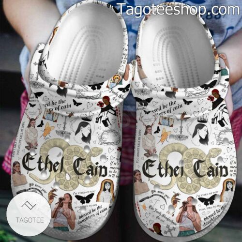 Ethel Cain Pattern Clogs Shoes