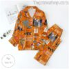 Fleetwood Mac Music Pattern Pajama Sleep Sets a