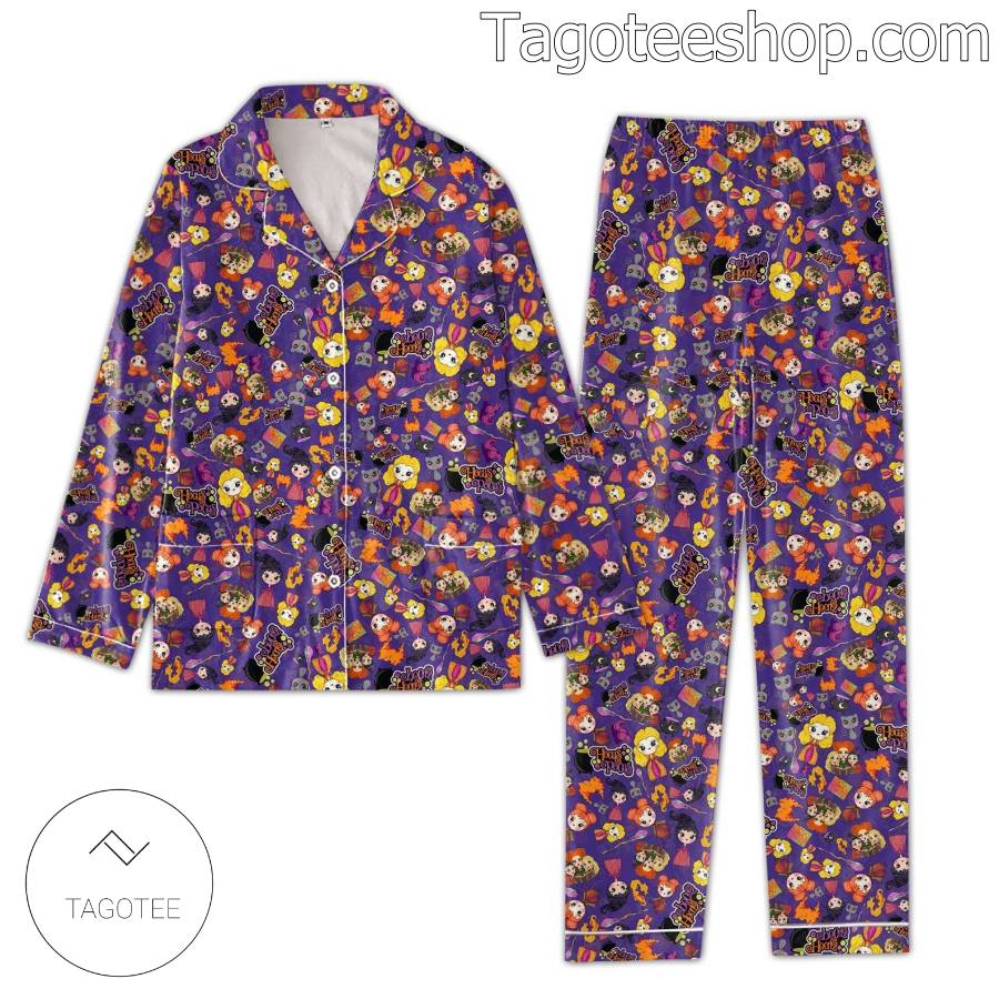 Hocus Pocus Chibi Pattern Matching Pajama Sleep Sets a