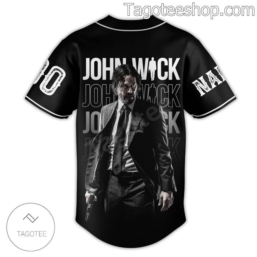 John Wick The Man The Myth The Legend Whiskey Personalized Jersey Shirts b