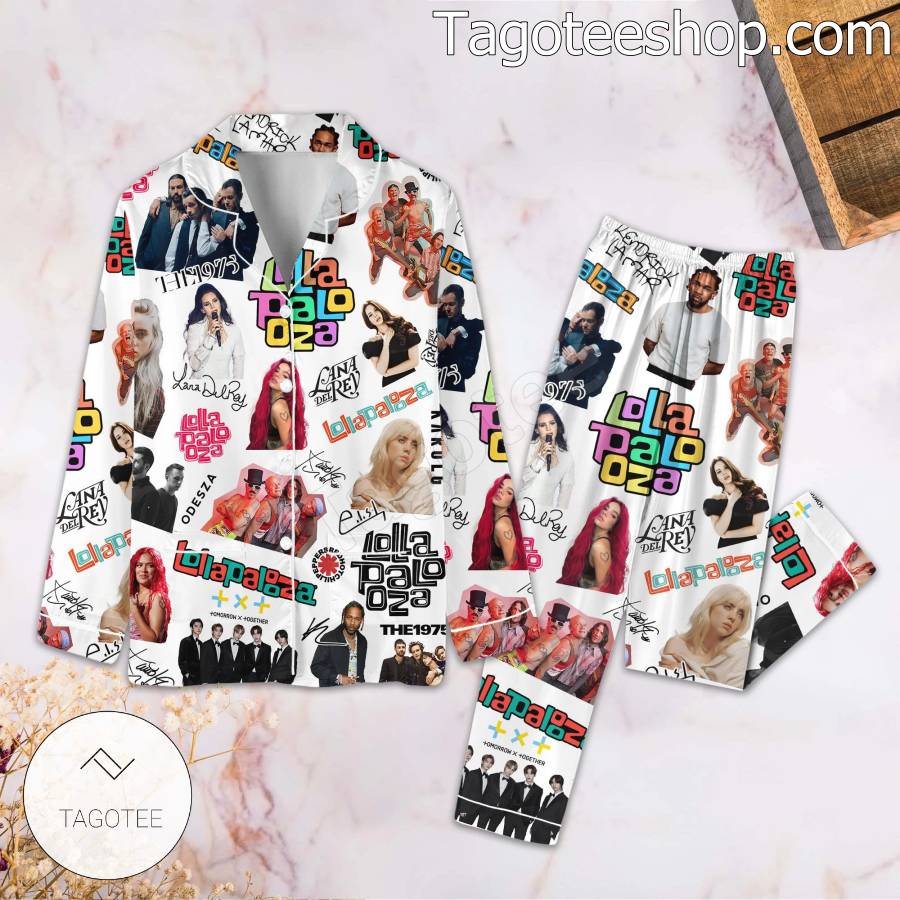 Lollapalooza Music Festival Fan Pajamas Set a