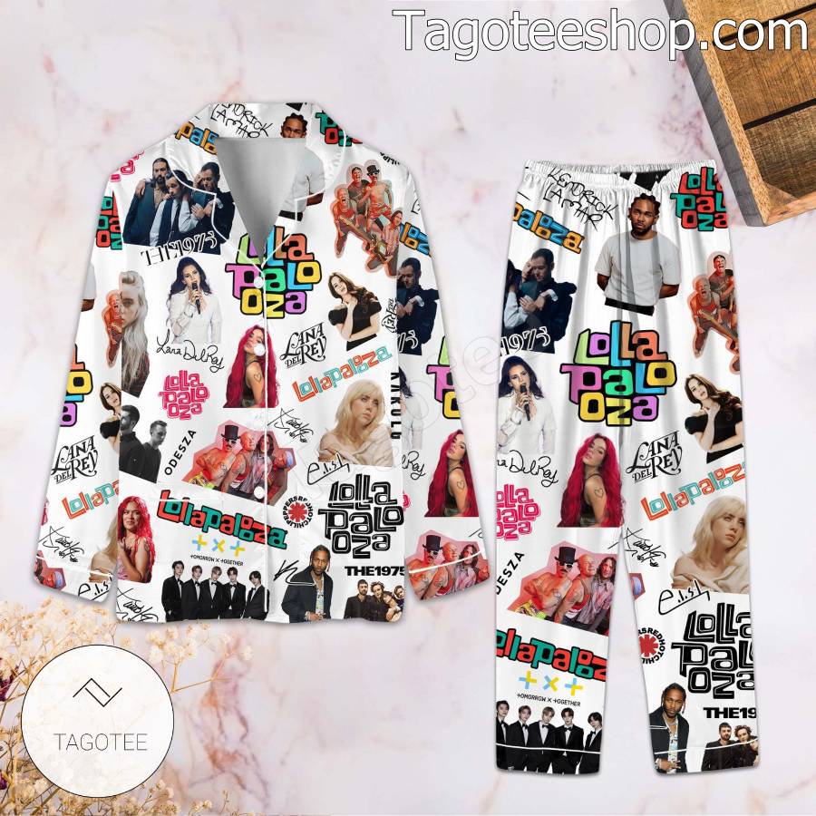 Lollapalooza Music Festival Fan Pajamas Set