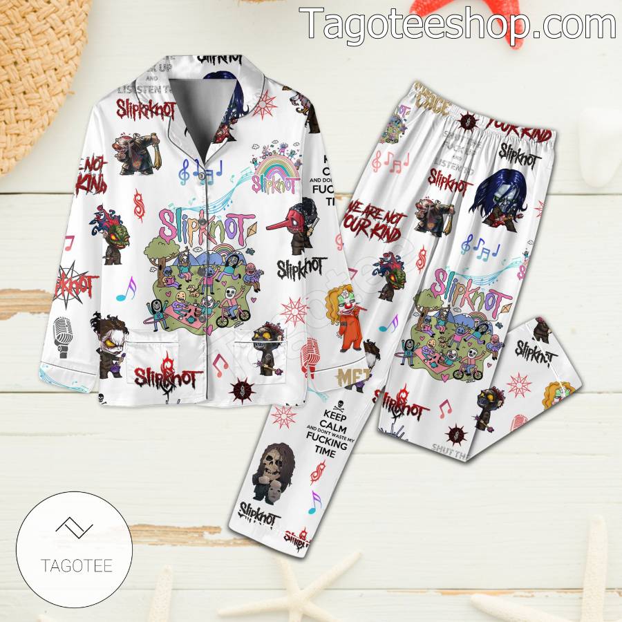 Slipknot Music Cute Chibi Fan Pajamas Set