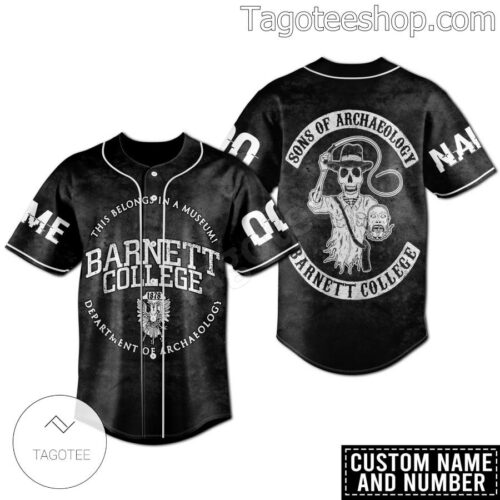 Sons Of Archaeology Barnett College Baseball Jersey