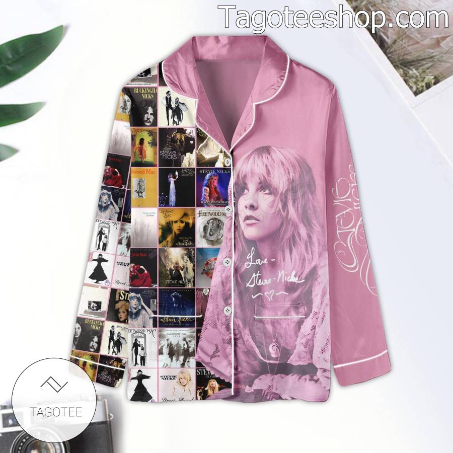 Stevie Nicks Love Album Collection Fan Sleepwear Set a
