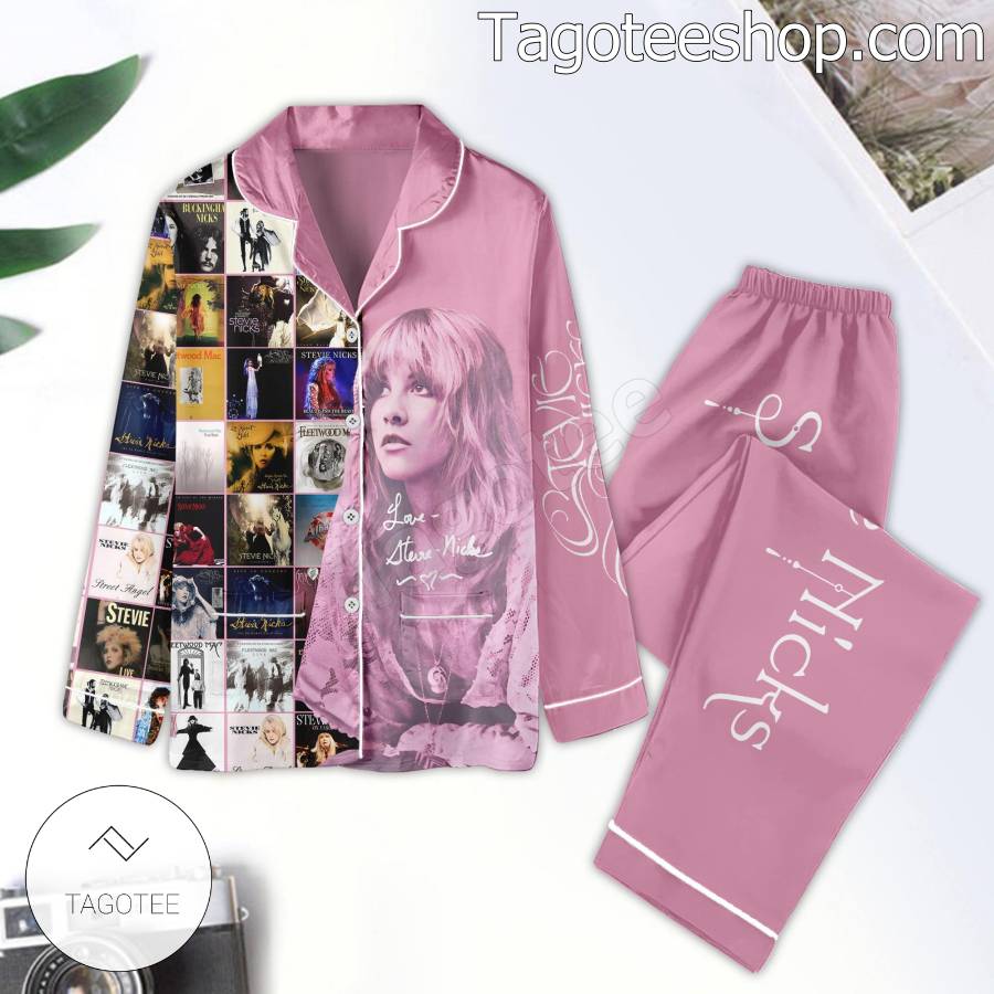 Stevie Nicks Love Album Collection Fan Sleepwear Set