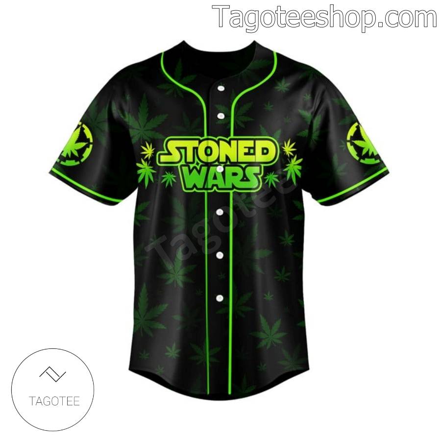 Stoned Wars Rollin' With My Homies Baseball Shirt a