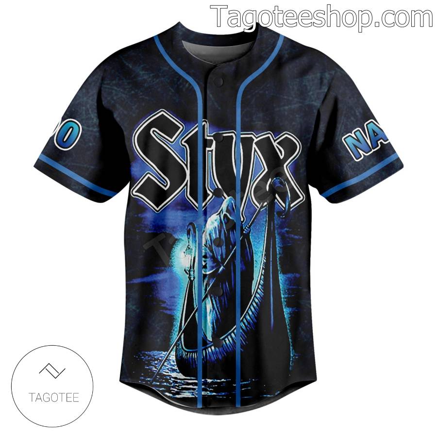 Styx 2023 American Tour Baseball Button Down Shirts a