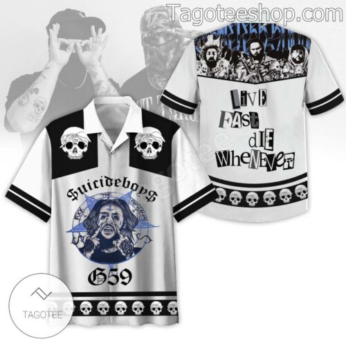 Suicideboys G59 Live Fast Die Whenever Short Sleeve Shirt