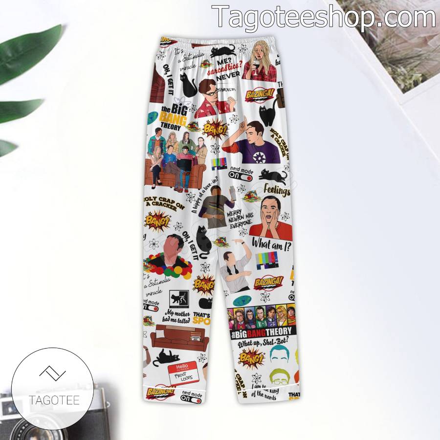 The Big Bang Theory Sitcom Men Women Pajama Sleepwear Set b