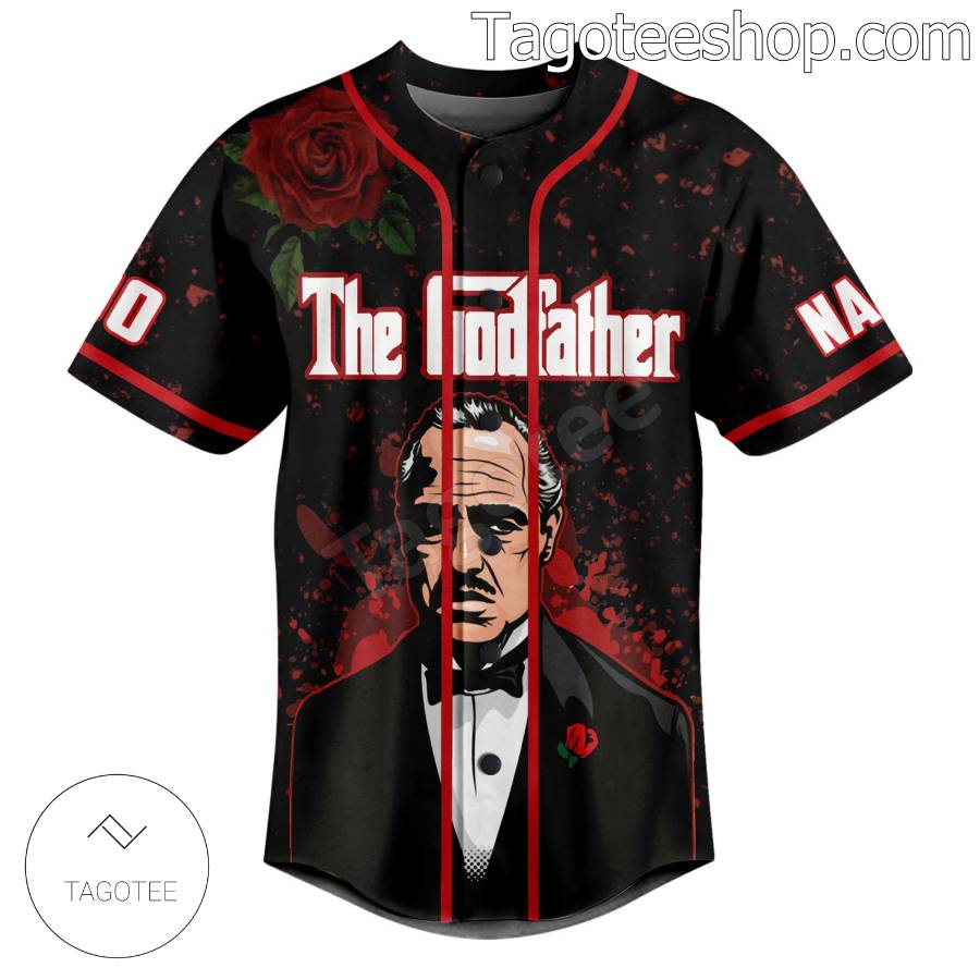 The Godfather I'm Gonna Make Him An Offer He Can't Refuse Personalized Baseball Jersey a
