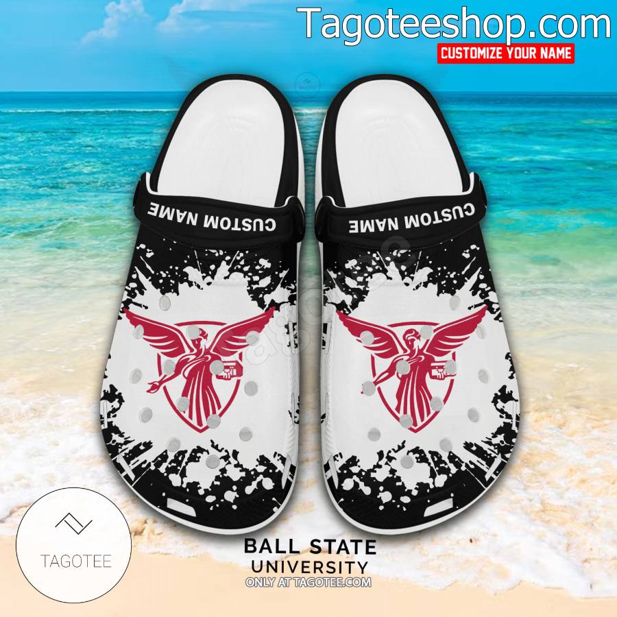 Ball State University Clogs Shoes - EmonShop a