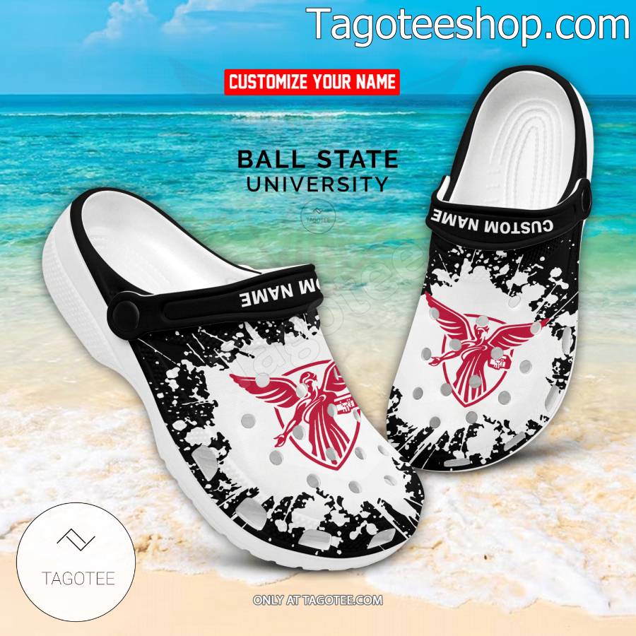 Ball State University Clogs Shoes - EmonShop
