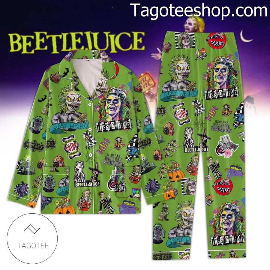 Beetlejuice It's Showtime Pajama Sleep Sets a