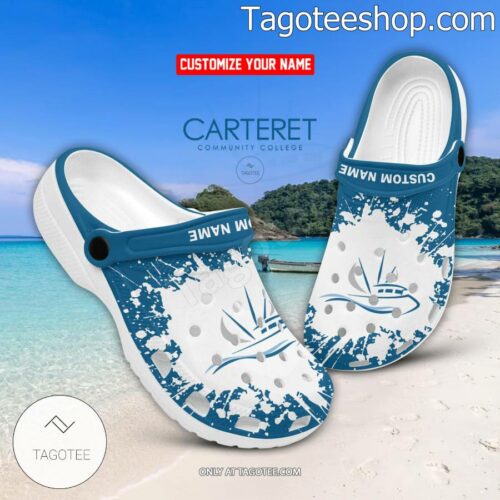 Carteret Community College Clogs Shoes - EmonShop