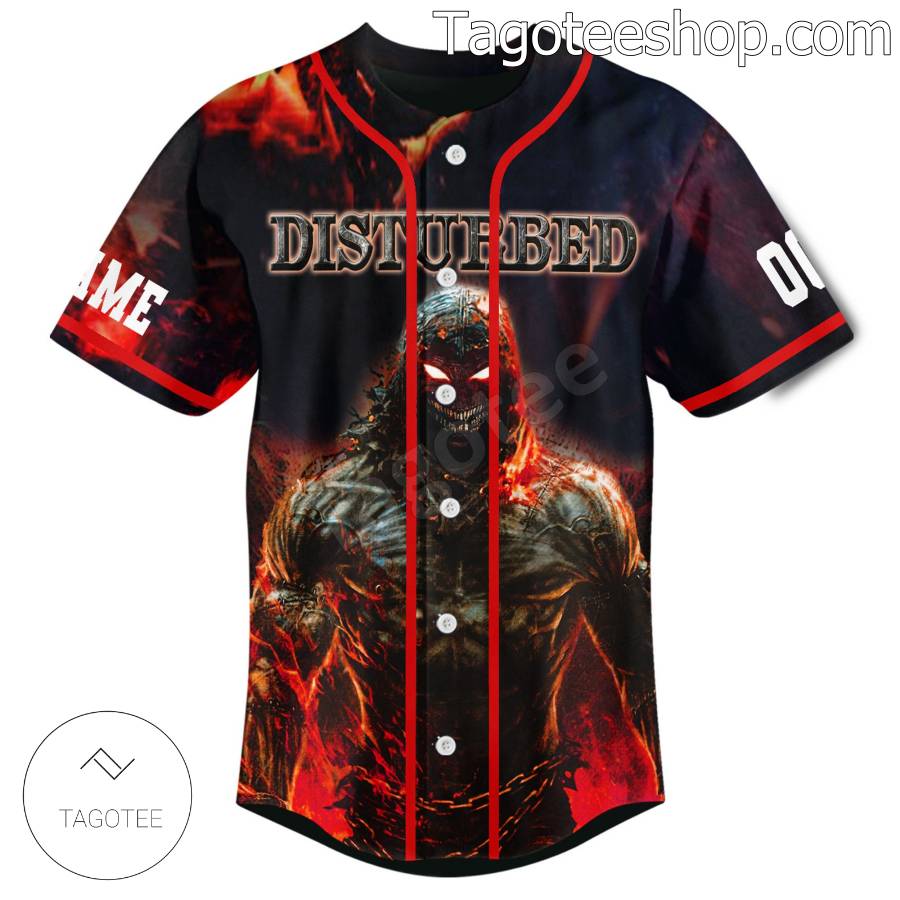 Disturbed Songs List Personalized Baseball Jersey a