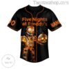 Five Nights At Freddy's It's Halloween At Freddy's Custom Jersey Shirt a