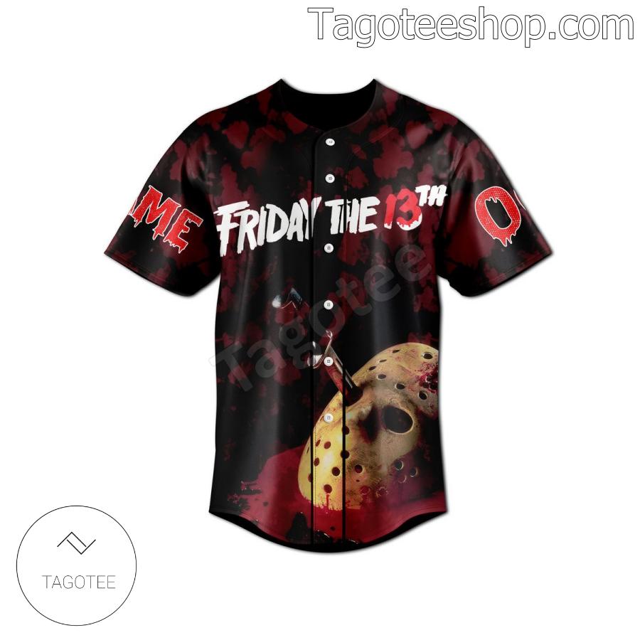 Friday The 13th Try That In A Campground Personalized Jersey Shirt b