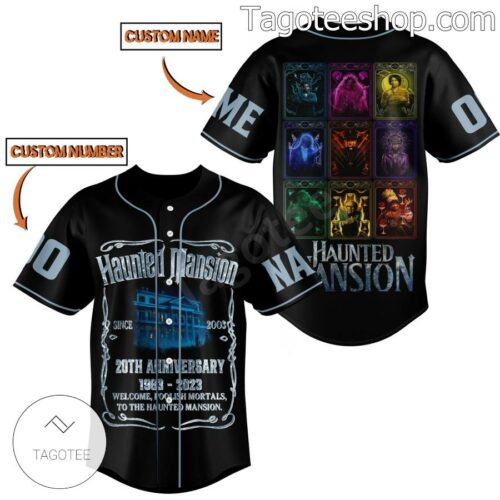 Haunted Mansion 20th Anniversary 1983-2023 Custom Jersey Shirt