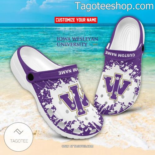 Iowa Wesleyan University Clogs Shoes - EmonShop