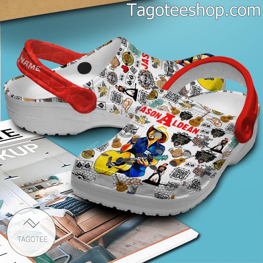 Jason Aldean Personalized Crocs Shoes b