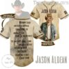 Jason Aldean Songs List Personalized Baseball Jersey