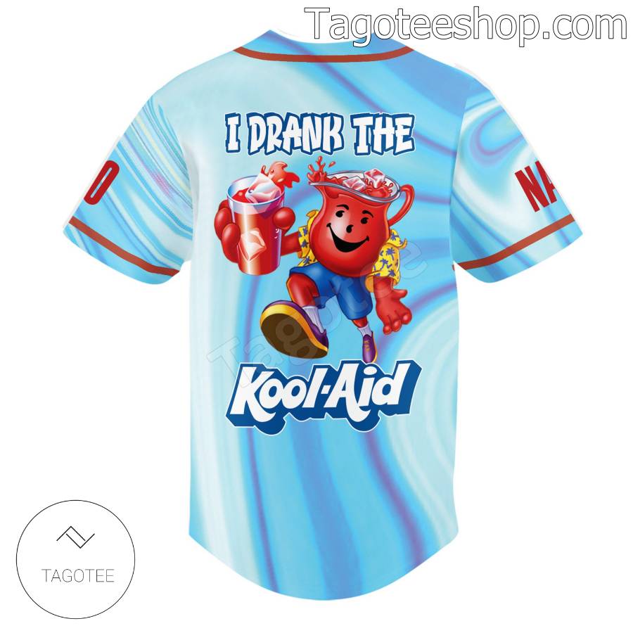 Kool-aid I Drank The Kool-aid Personalized Baseball Jersey b