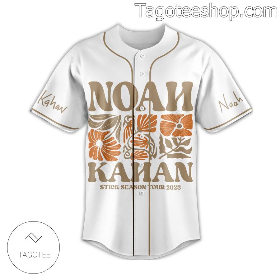 Noah Kahan Stick Season Tour 2023 Baseball Jersey a