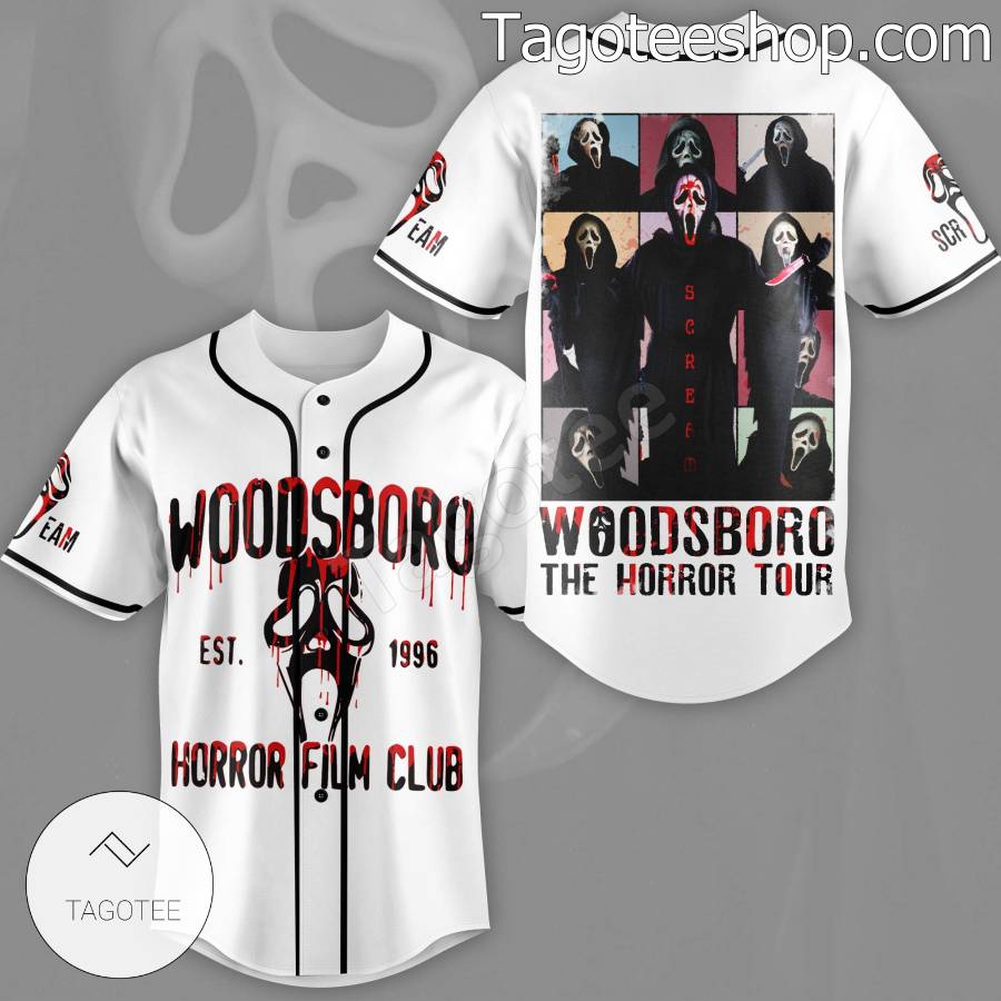 Scream Woodsboro The Horror Tour Baseball Jersey